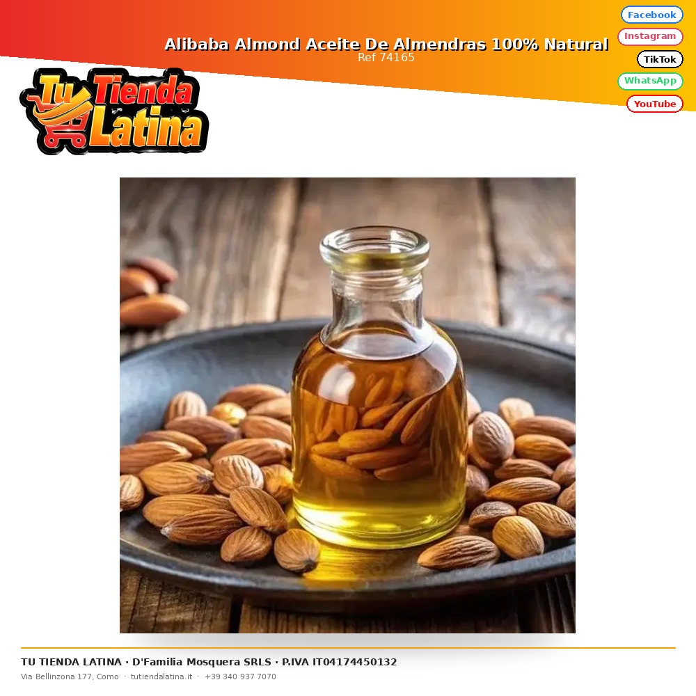 Alibaba Almond 100% Natural Almond Oil