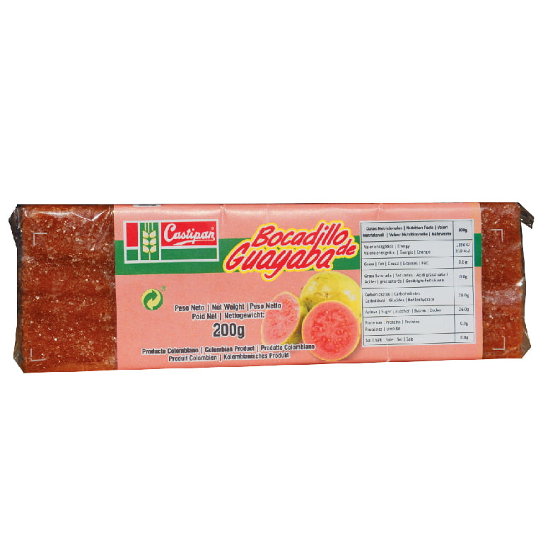 Bocadillo De Guayaba Lonja 200g Castipan