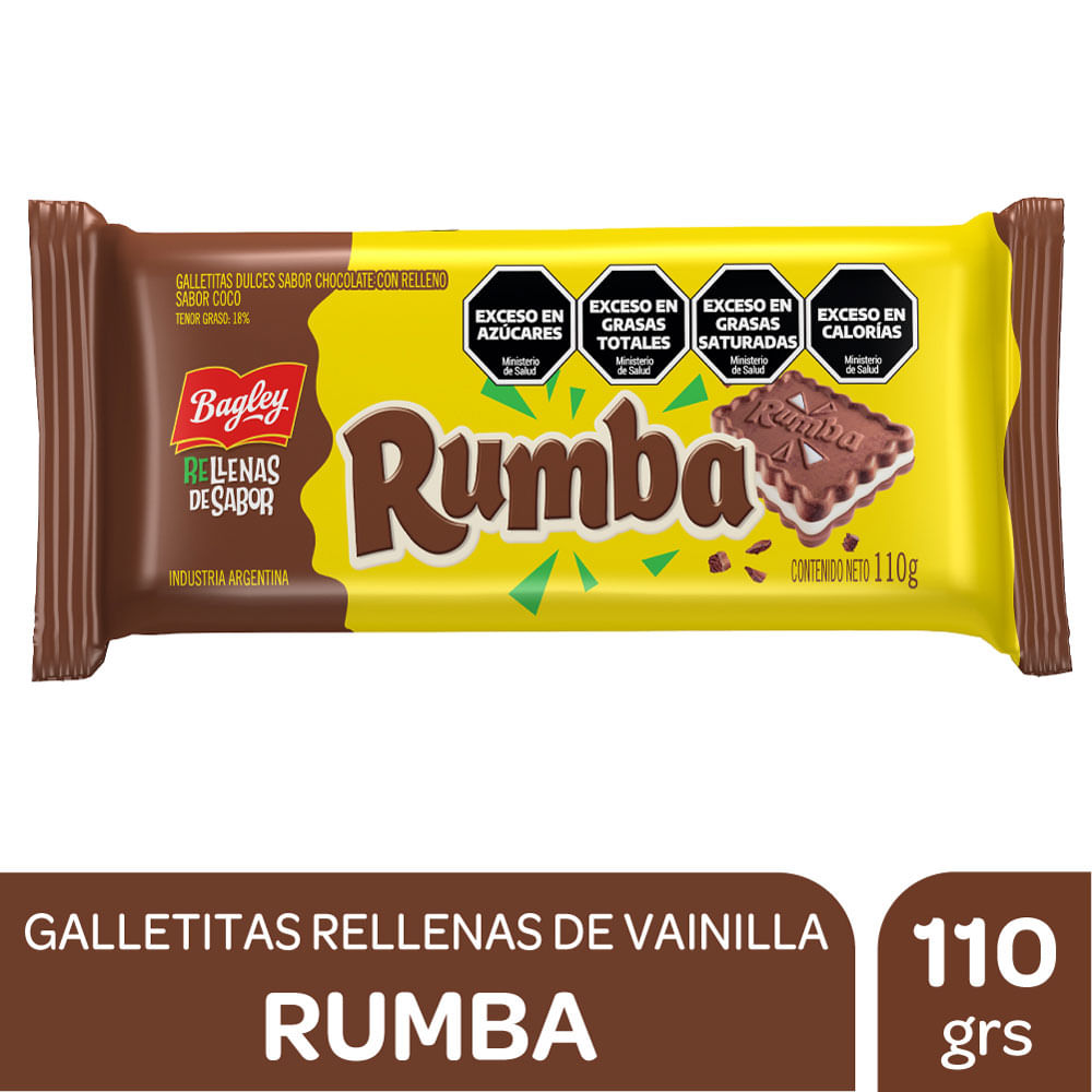 Galletas Rumba 110gr Bagley