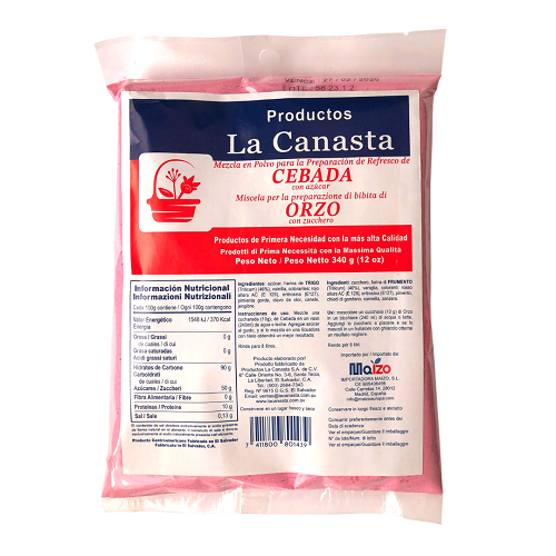 La Canasta Cebada Con Azucar Orso 340g