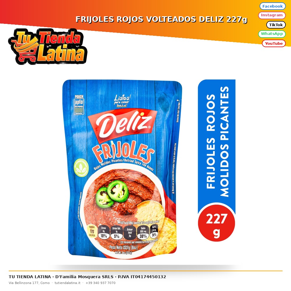 Fagioli Rossi Torniti Deliz 227g