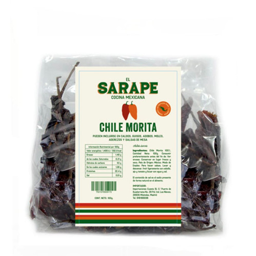 El Sarape Cocina Mexicana Chile Ancho 100G