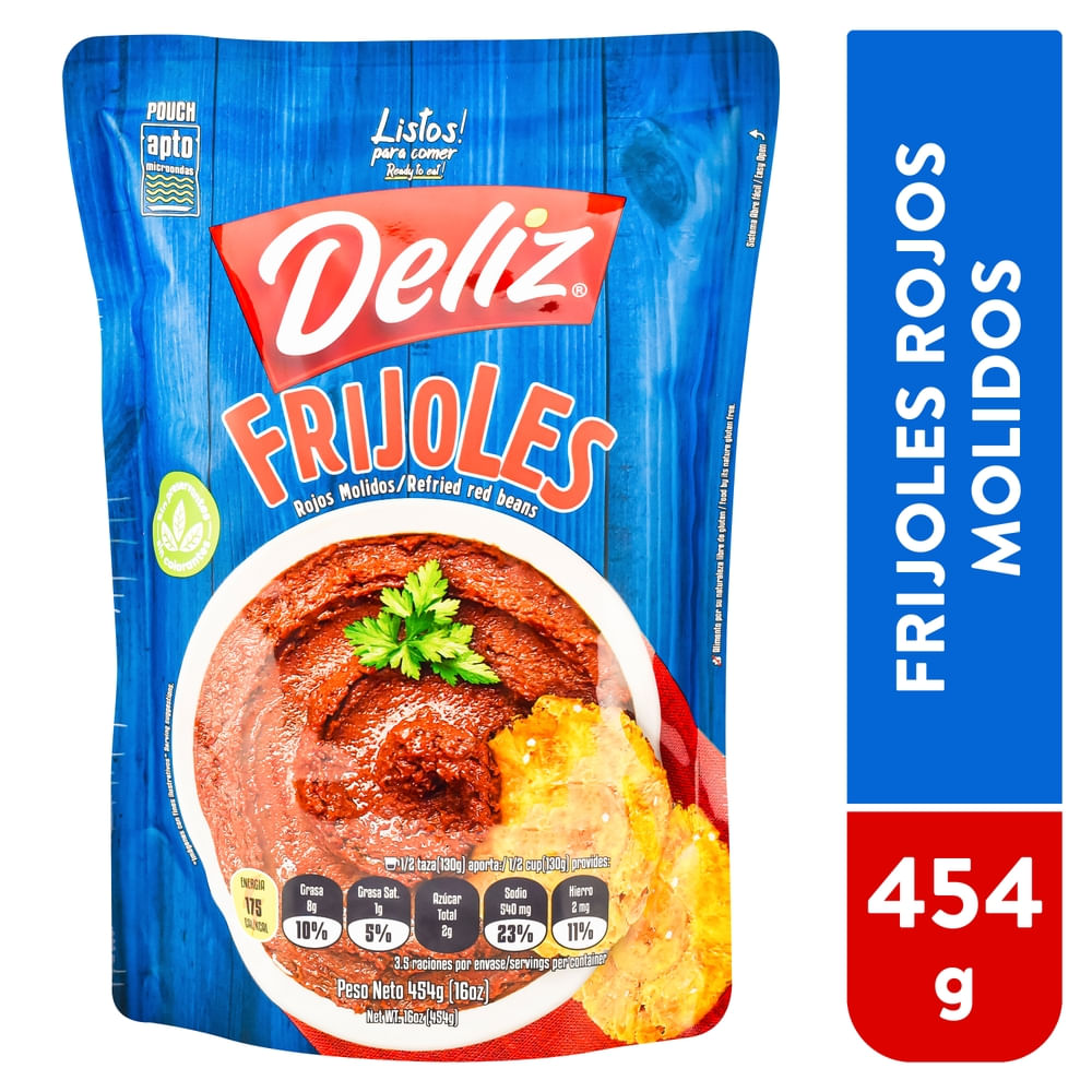 Deliz Frijoles Rojos Molido 454G