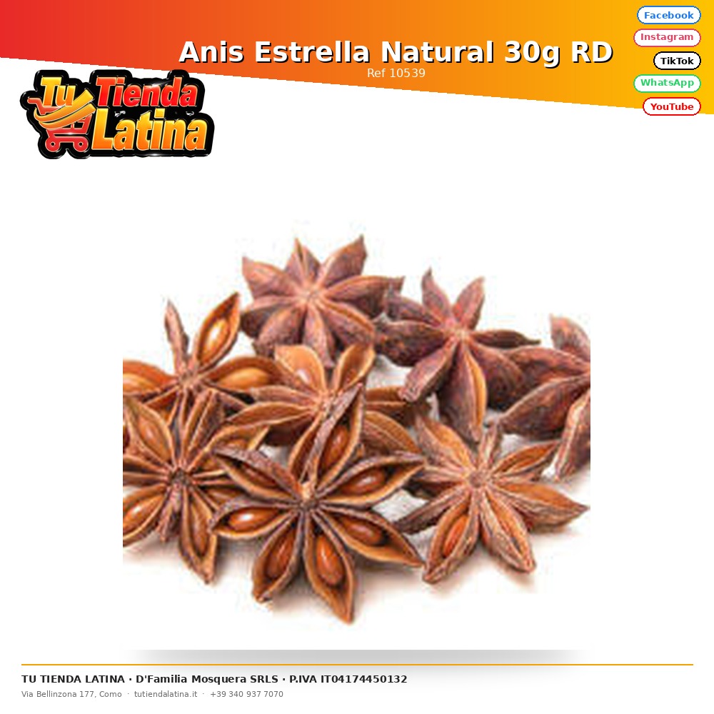 Natural Star Anise 30g RD