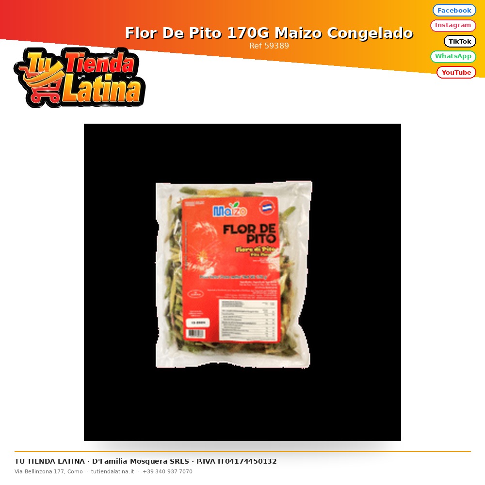 Flor De Pito 170G Frozen Corn