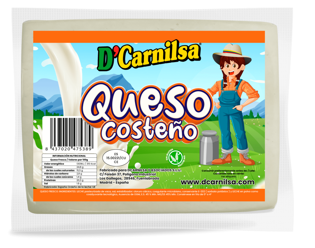 Queso Costeño D'Carnilsa 300Gr