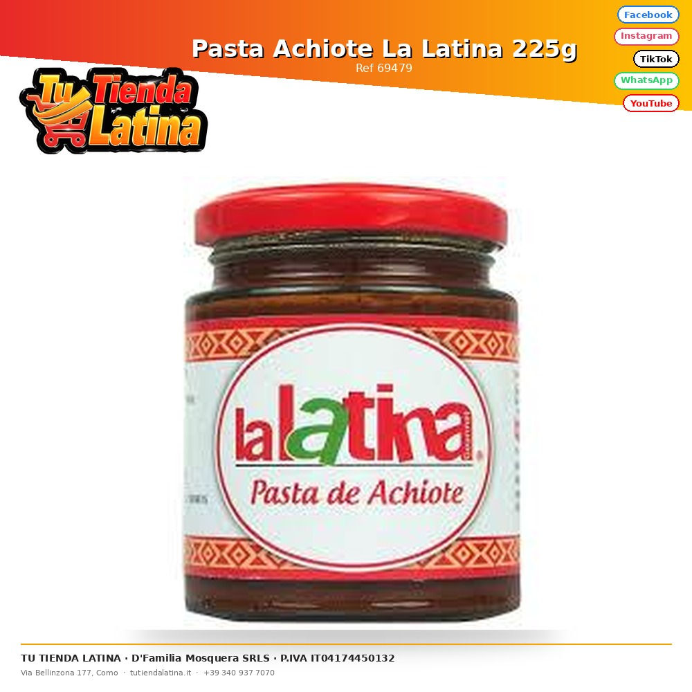 Pasta Achiote La Latina 225g