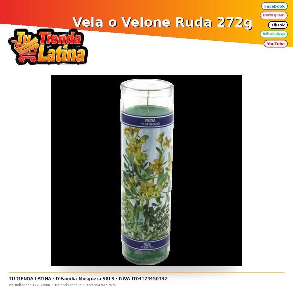 Candela o Velone Ruda 272g