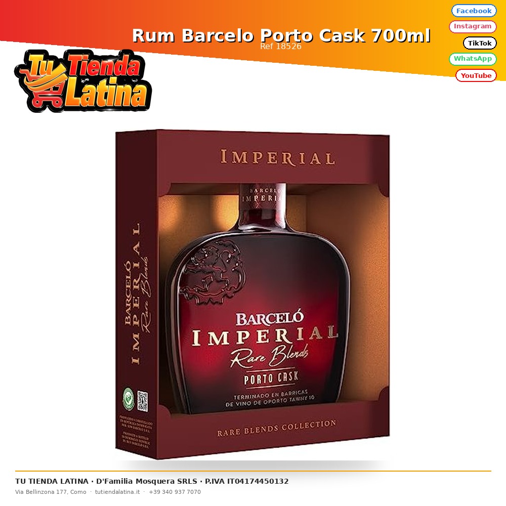 Ron Barceló Porto Cask 700ml