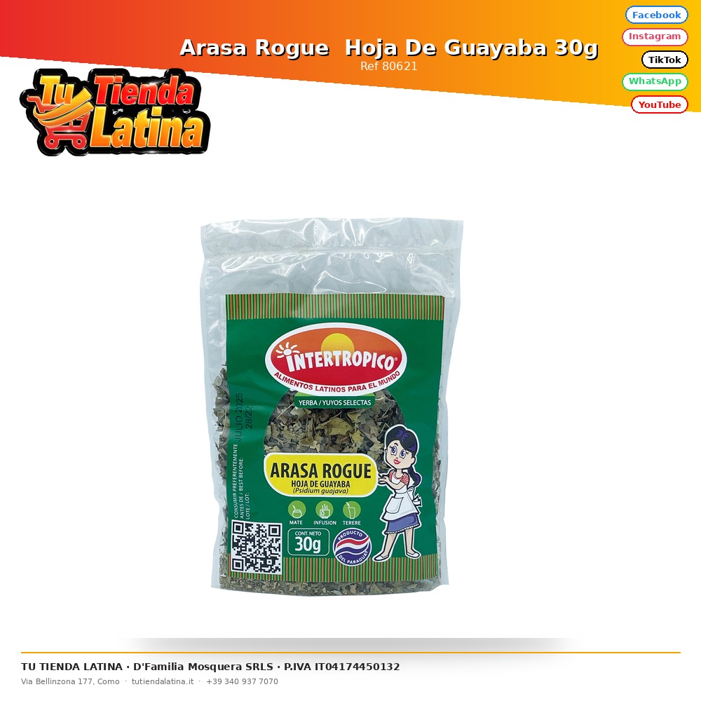 Arasa Rogue Foglia di Guava 30g