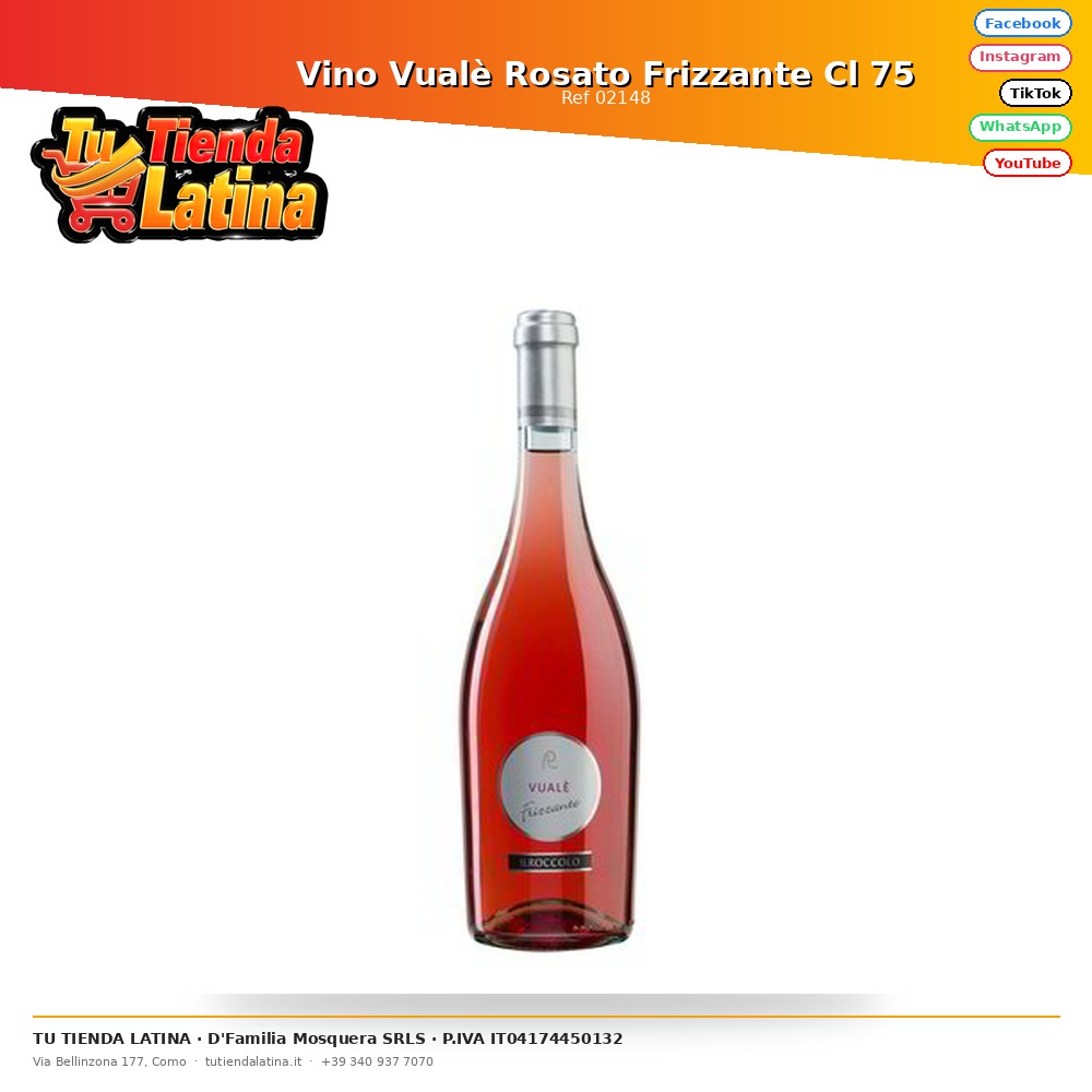 Vino Vualè Rosato Frizzante Cl 75
