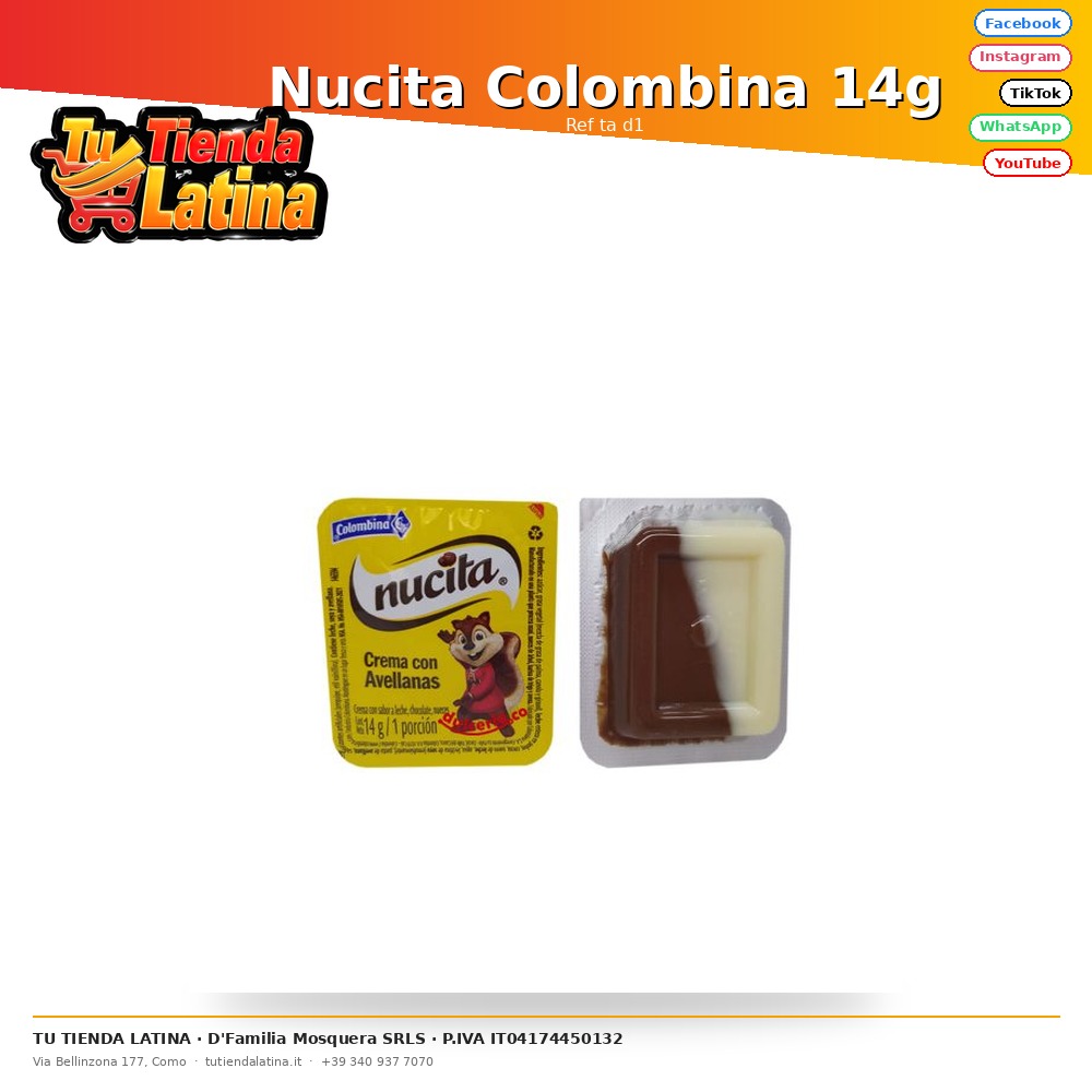 Nucita Colombina 14g