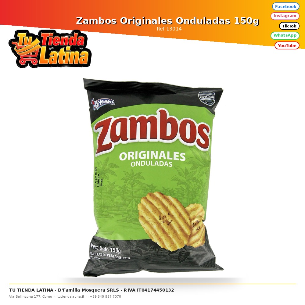 Zambo ondulato originale 150g