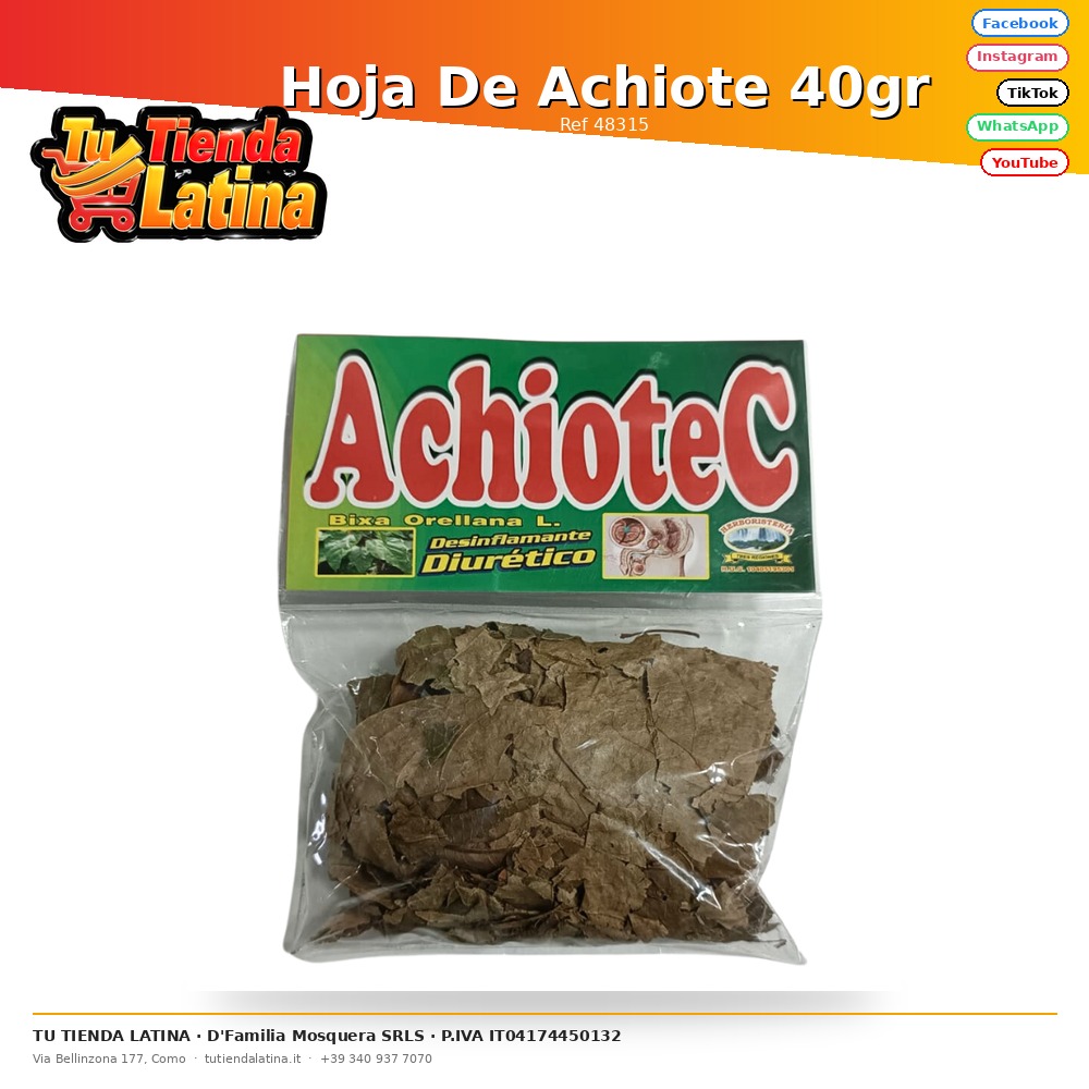 Foglia di Annatto 40gr
