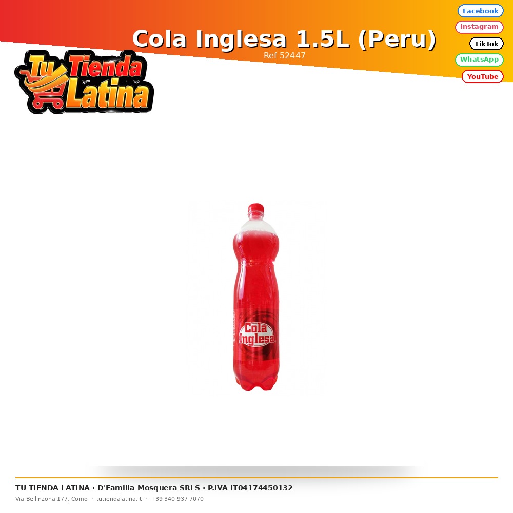 English Cola 1.5L (Peru)