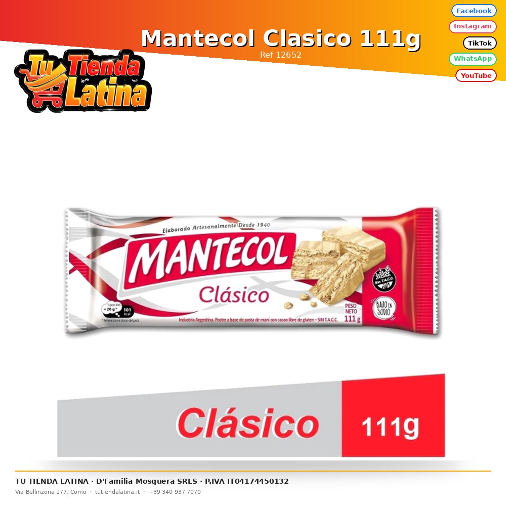 Mantecol Clasico 111g