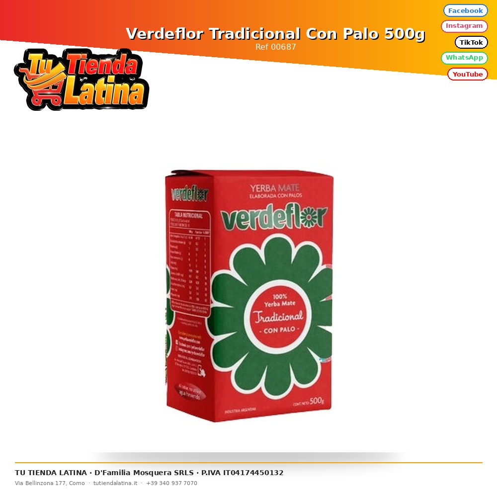 Verdeflor Tradizionale Con Palo 500g