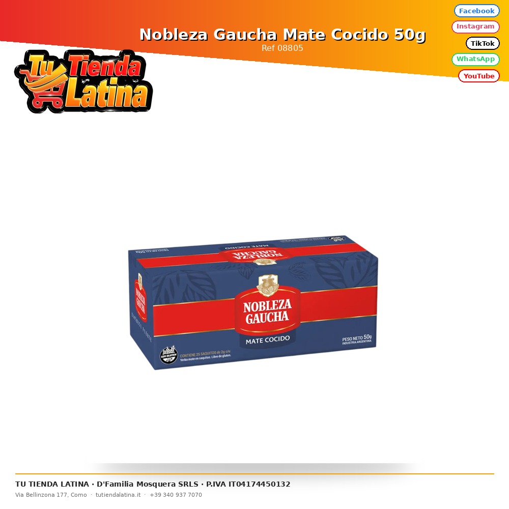 Nobleza Gaucha Mate Cocido 50g