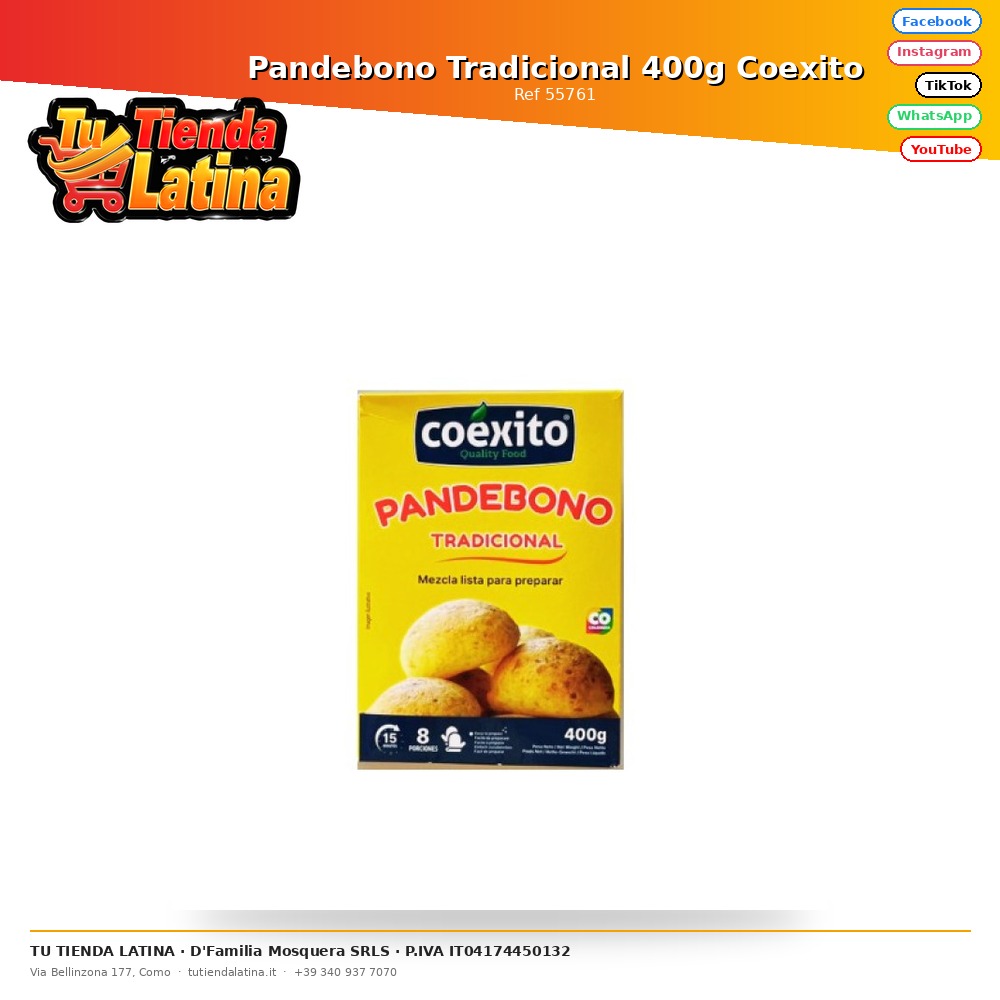 Traditional Pandebono 400g Coexito