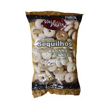 Biscoito Sequilhos Banana e Canela Vale do Prata 350g