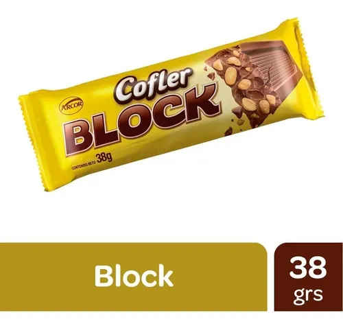 Chocolate Con Leche Arcor Block 38g