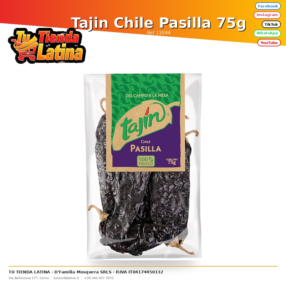 Tajin Cile Pasilla 75g