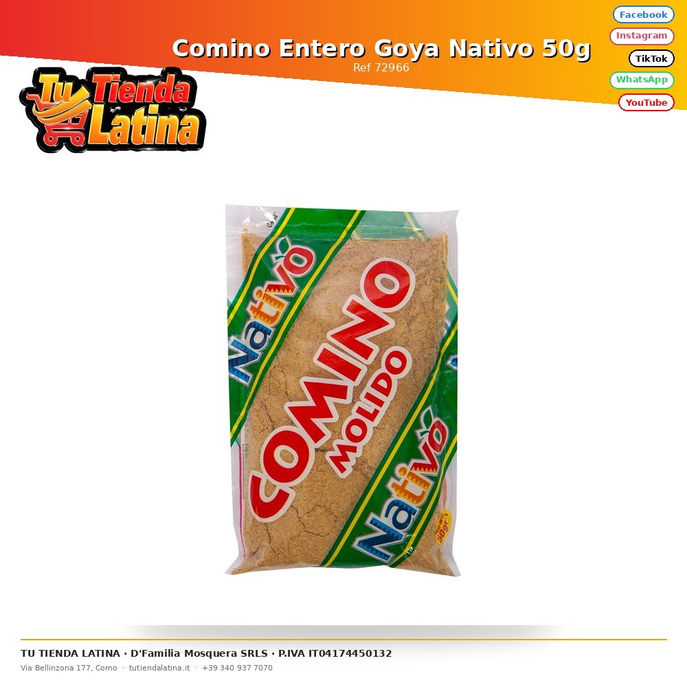 Cumino intero nativo Goya 50g
