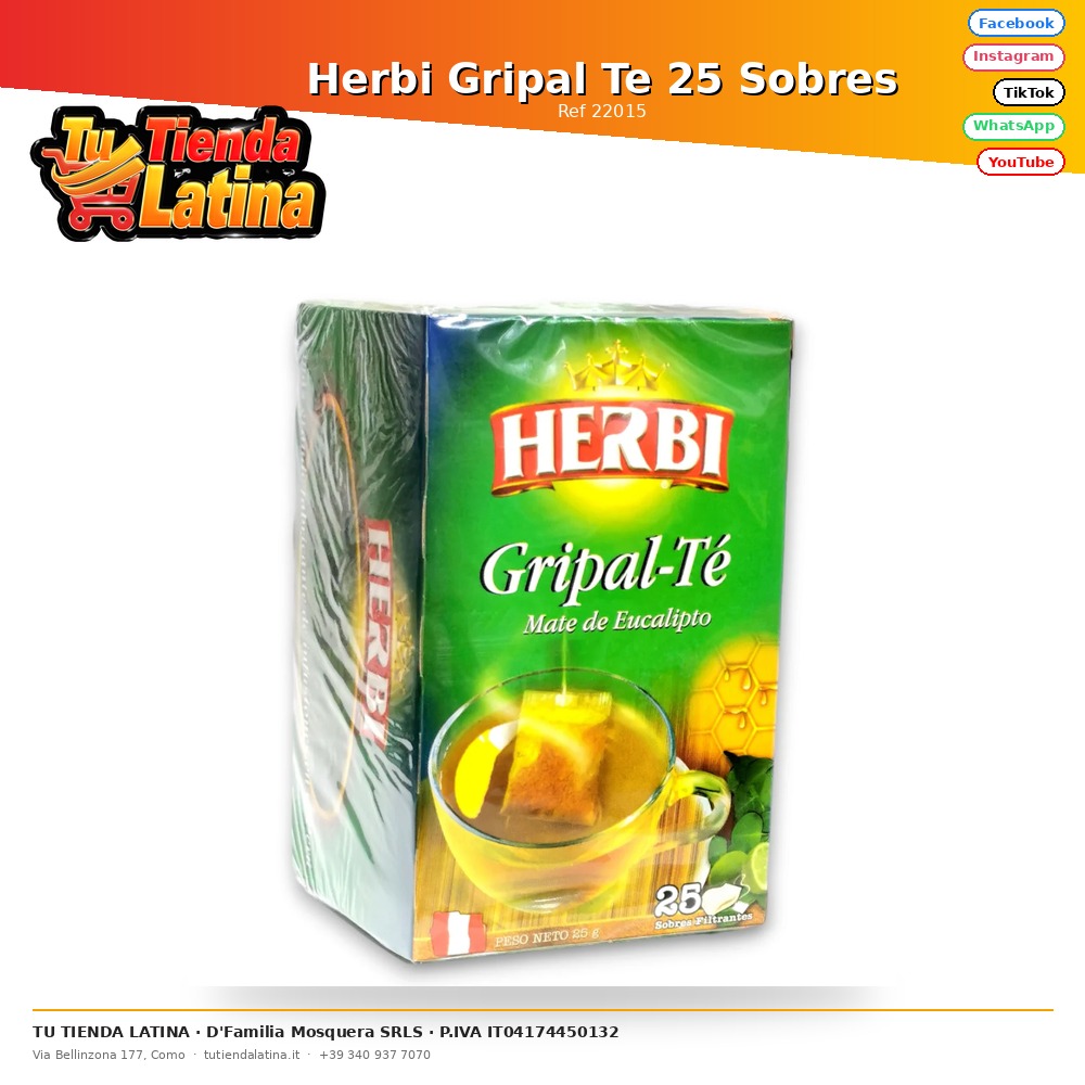 Herbi Gripal Te 25 Sobres