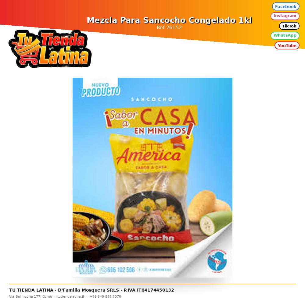 Frozen Sancocho Mix 1kl