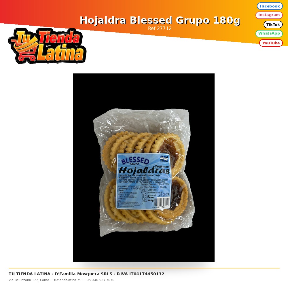 Blessed Puff Pastry Group 180g