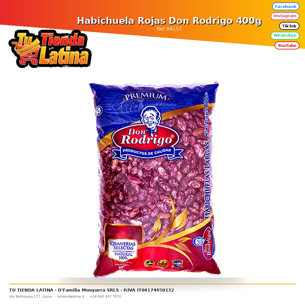Fagioli Rossi Don Rodrigo 400g