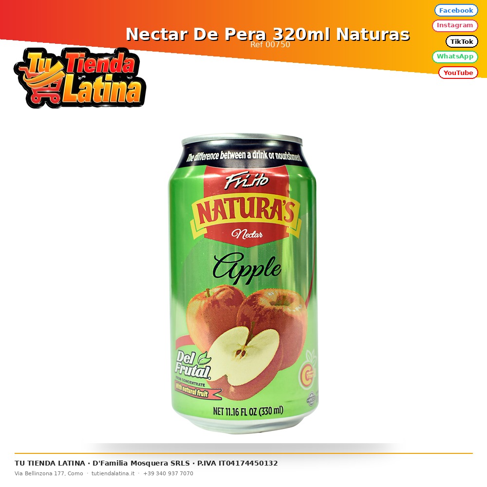 Nettare di Pera 320ml Naturas
