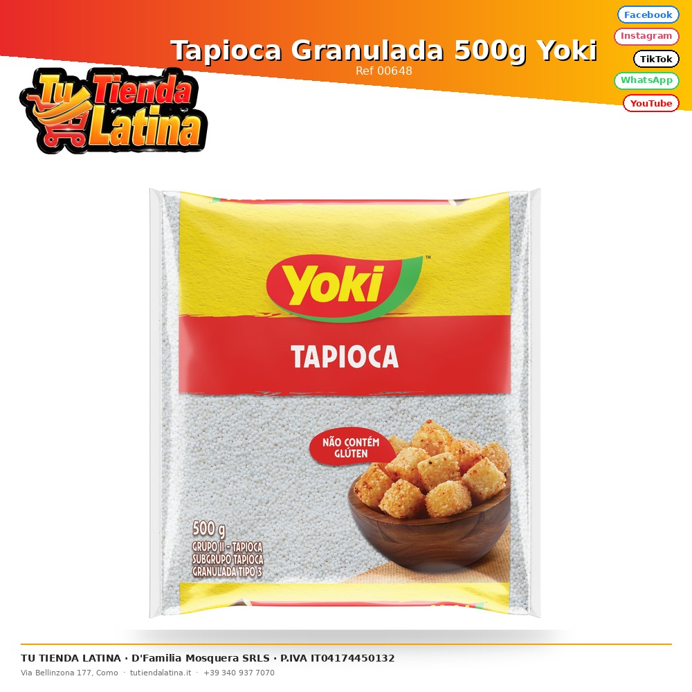 Granulated Tapioca 500g Yoki