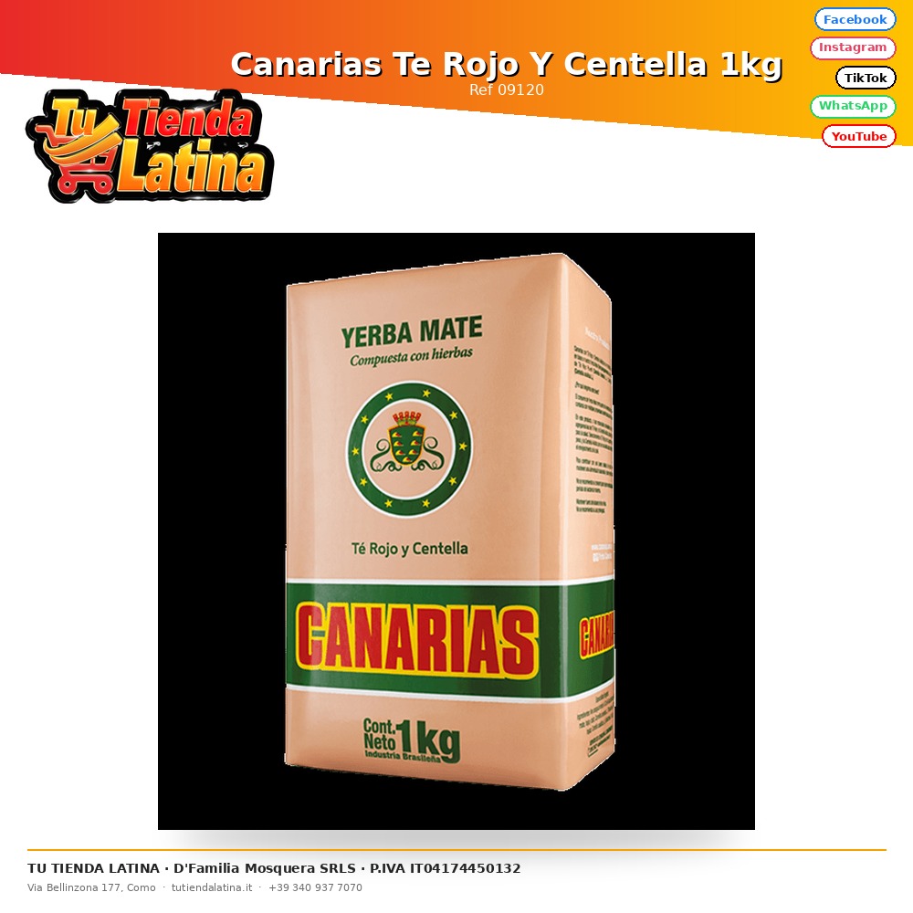 Canarias Red Tea and Centella 1kg