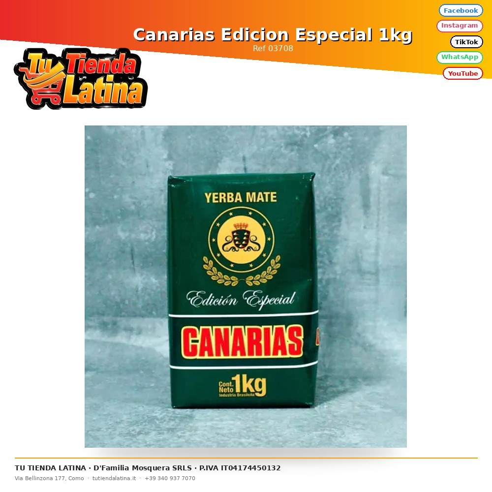 Edizione Speciale Isole Canarie 1kg