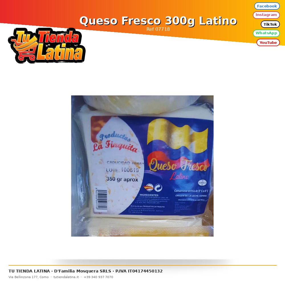 Formaggio Fresco 300g Latino