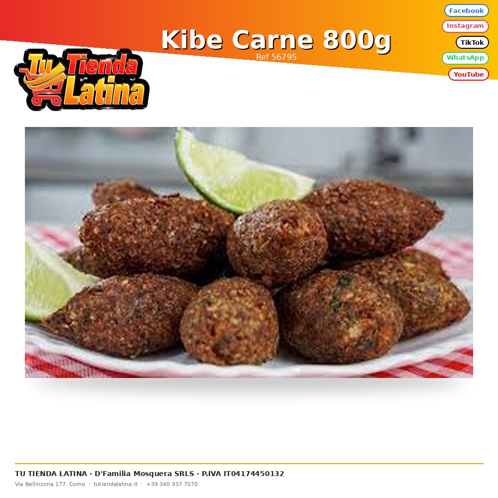 Kibe Meat 800g