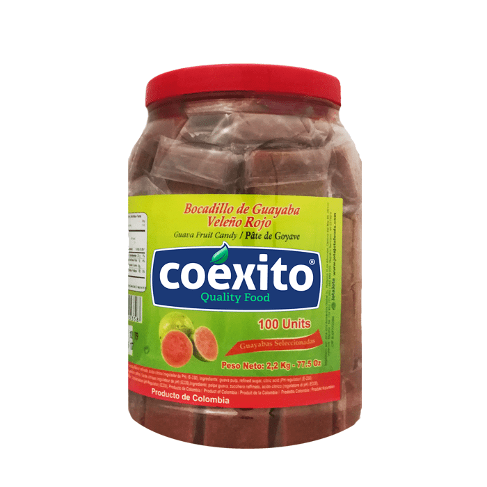 VELEÑO GUAVA SNACK JAR 100 units COEXITO