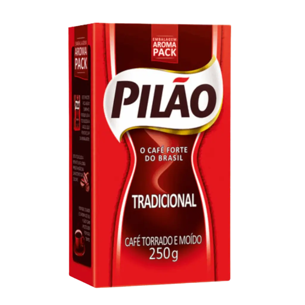 Traditional Roasted And Ground Coffee 250g Pilao (brazil)