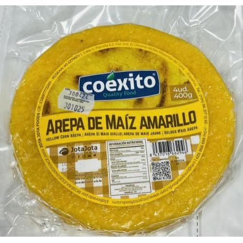Arepa Maiz Amarillo Congelada 5ud 450gr Coexito