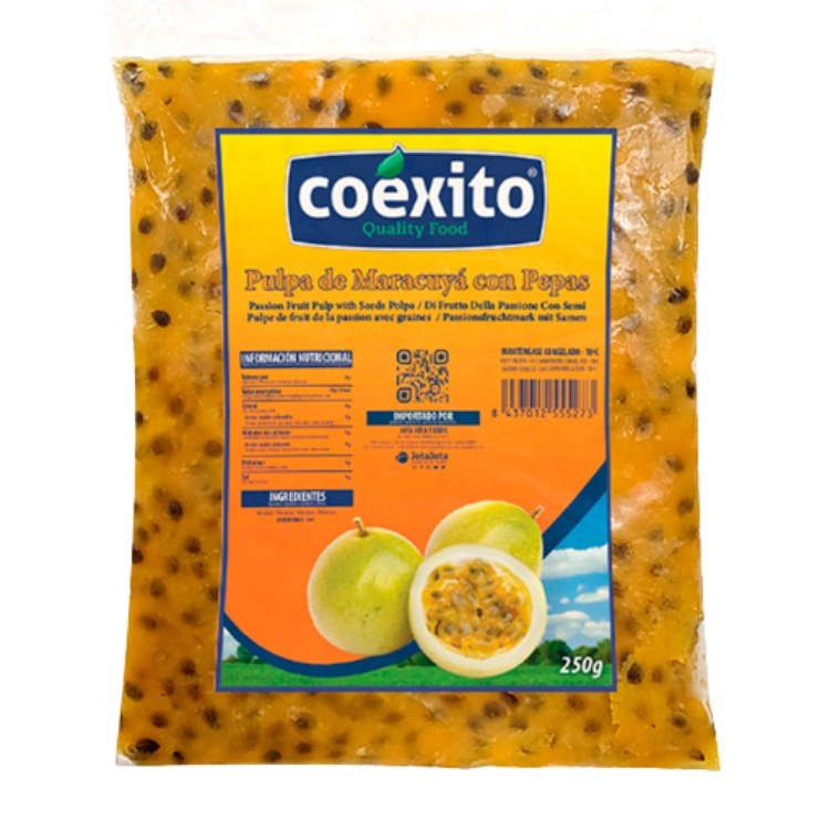 Polpa di Frutto Della Passione con Semi 250gr Coexito