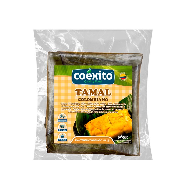 Tamal Colombiano Tradicion Congelado 8ud X Caja Coexito