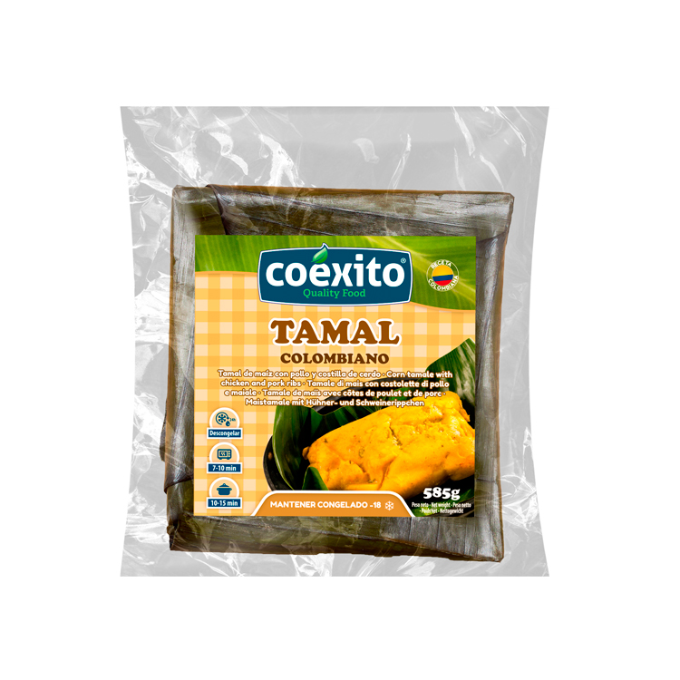 Tamal Colombiano Tradizione Congelata 8 Unità X Scatola Coexito