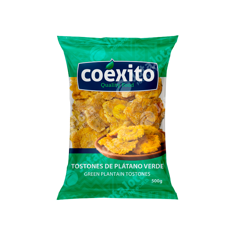 Tostones de Platano Verde Congelados 500gr Coexito