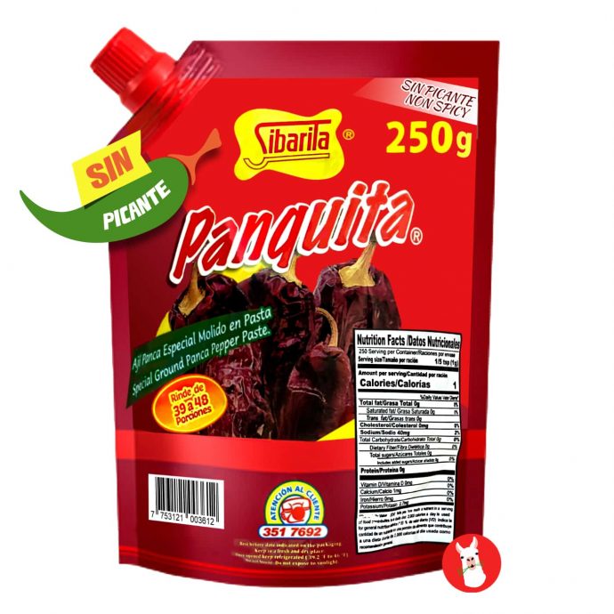 Sibarita Panquita Without Spicy Doypack 250g c12u