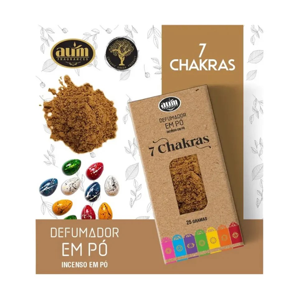 Aum Defumatore EM PO 7 Chakra 25g