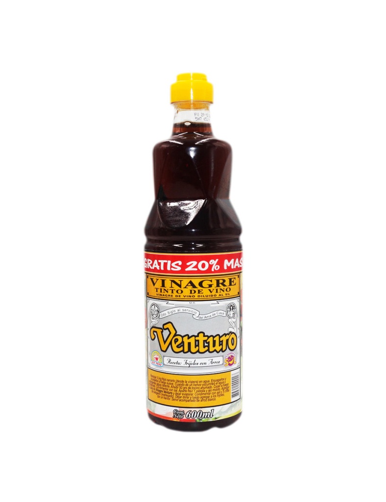 Aceto di Vino Rosso Venturo Bottiglia 600ml