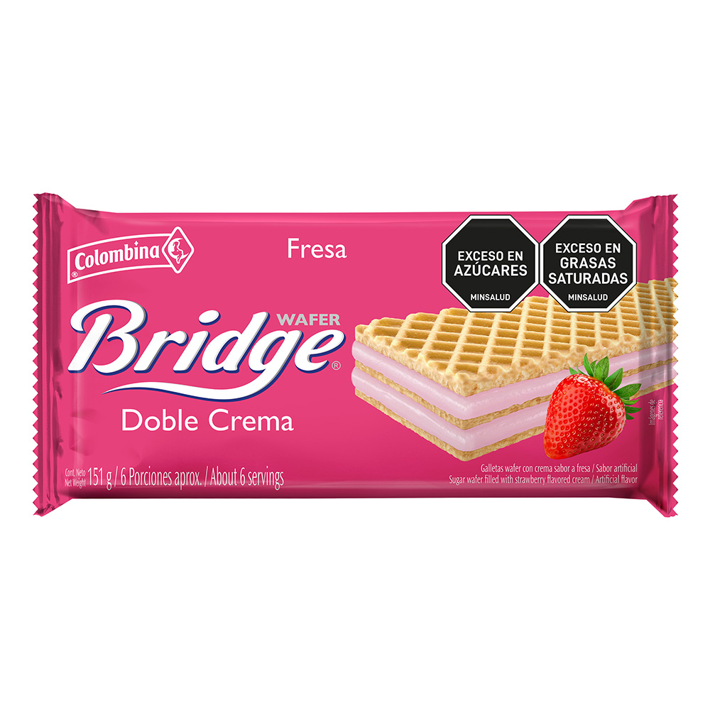 GALLETAS WAFER BRIDGE CHOCOLATE 151g 