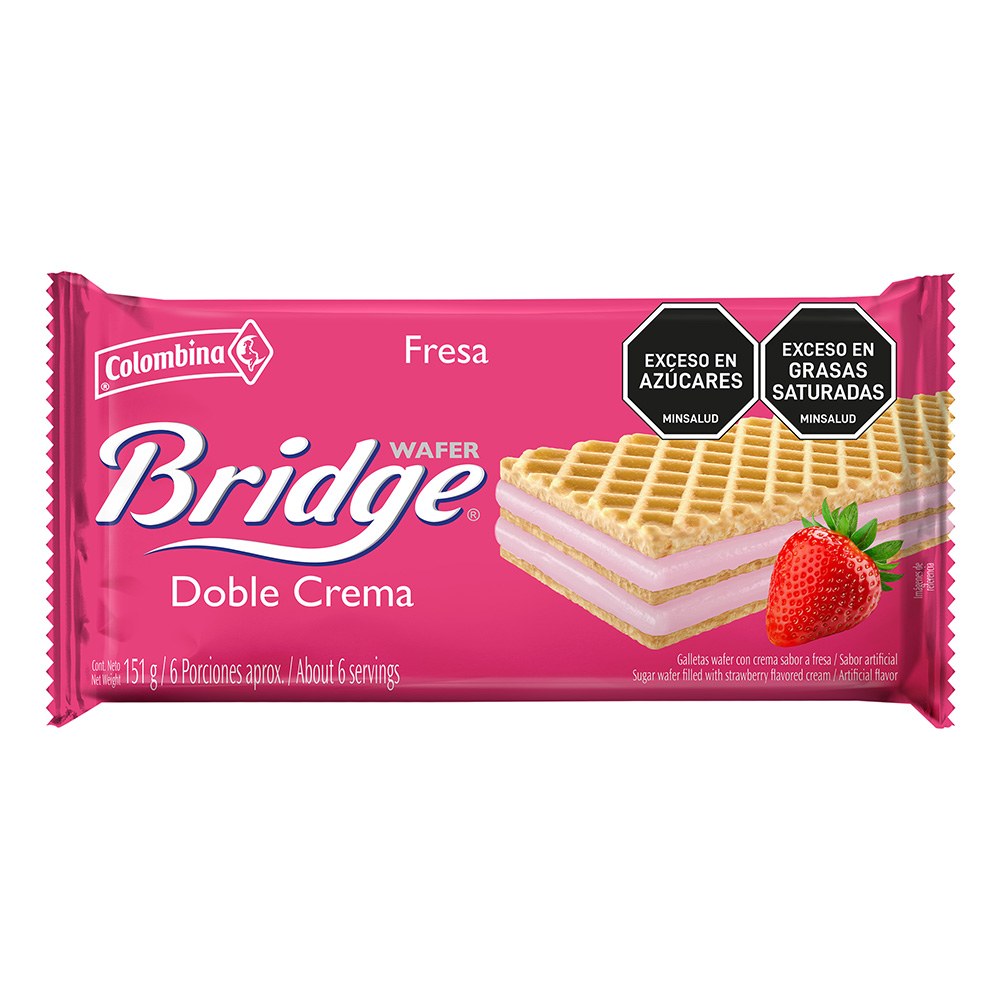 GALLETAS WAFER BRIDGE CHOCOLATE 151g