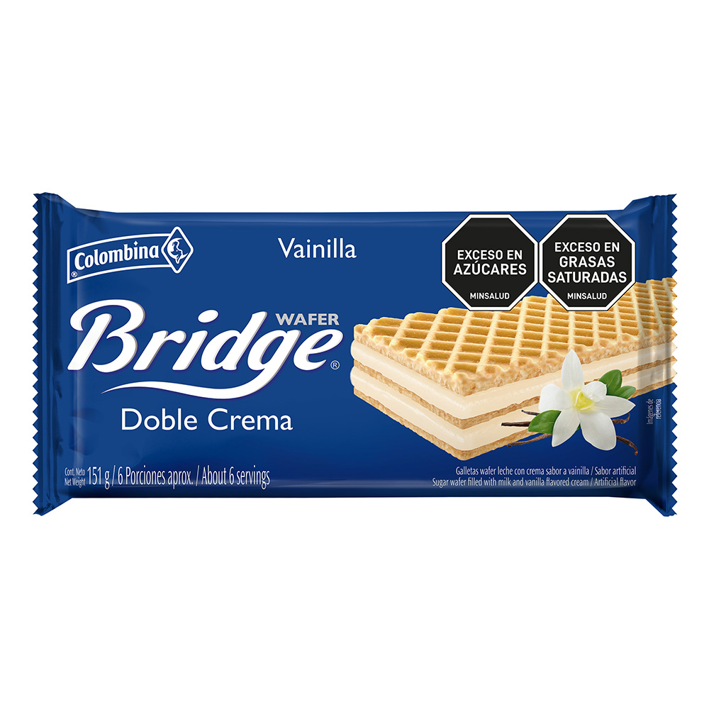 GALLETAS WAFER BRIDGE VAINILLA 151g